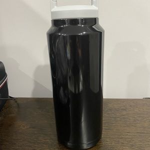 Skeleton Black Stainless Steel Water Bottle